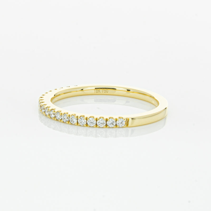 18ct Yellow Gold Diamond Millie Band-Ring-Walker & Hall