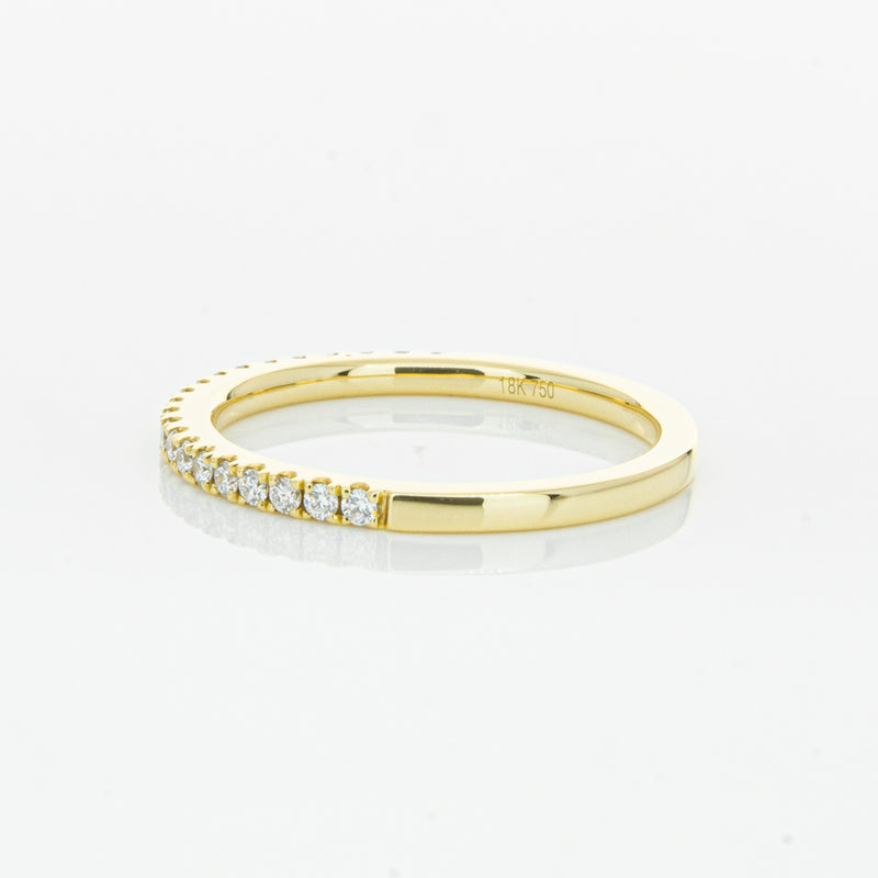 18ct Yellow Gold Diamond Millie Band-Ring-Walker & Hall