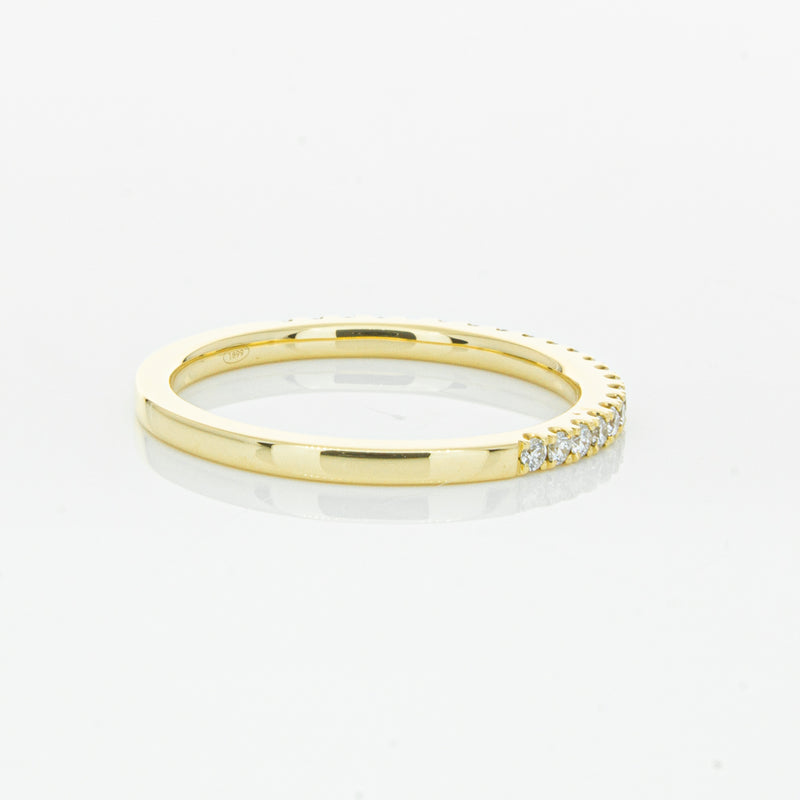 18ct Yellow Gold Diamond Millie Band-Ring-Walker & Hall