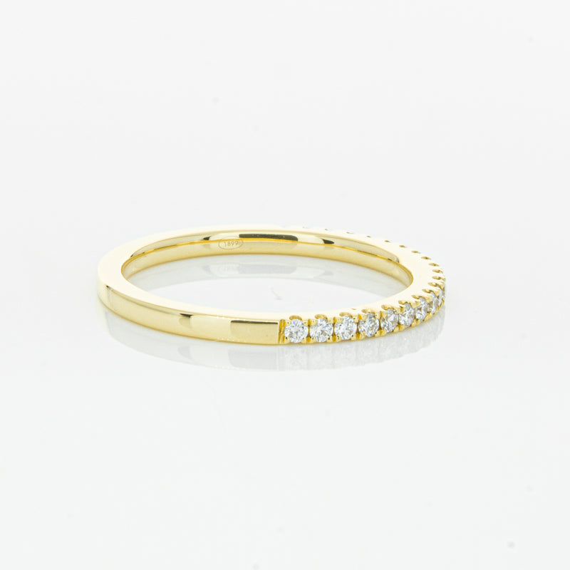 18ct Yellow Gold Diamond Millie Band-Ring-Walker & Hall