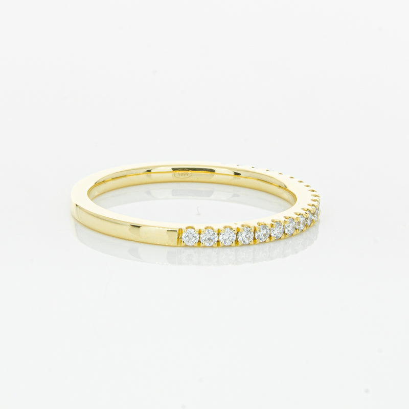 18ct Yellow Gold Diamond Millie Band-Ring-Walker & Hall