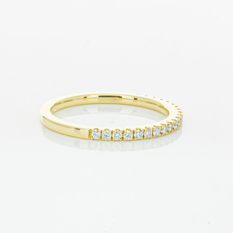 18ct Yellow Gold Diamond Millie Band-Ring-Walker & Hall