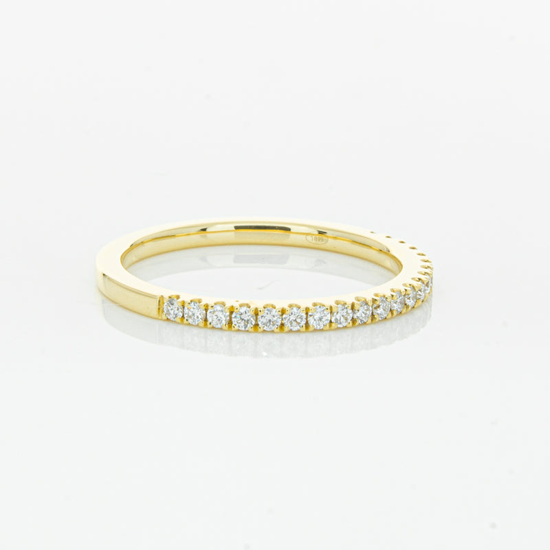 18ct Yellow Gold Diamond Millie Band-Ring-Walker & Hall
