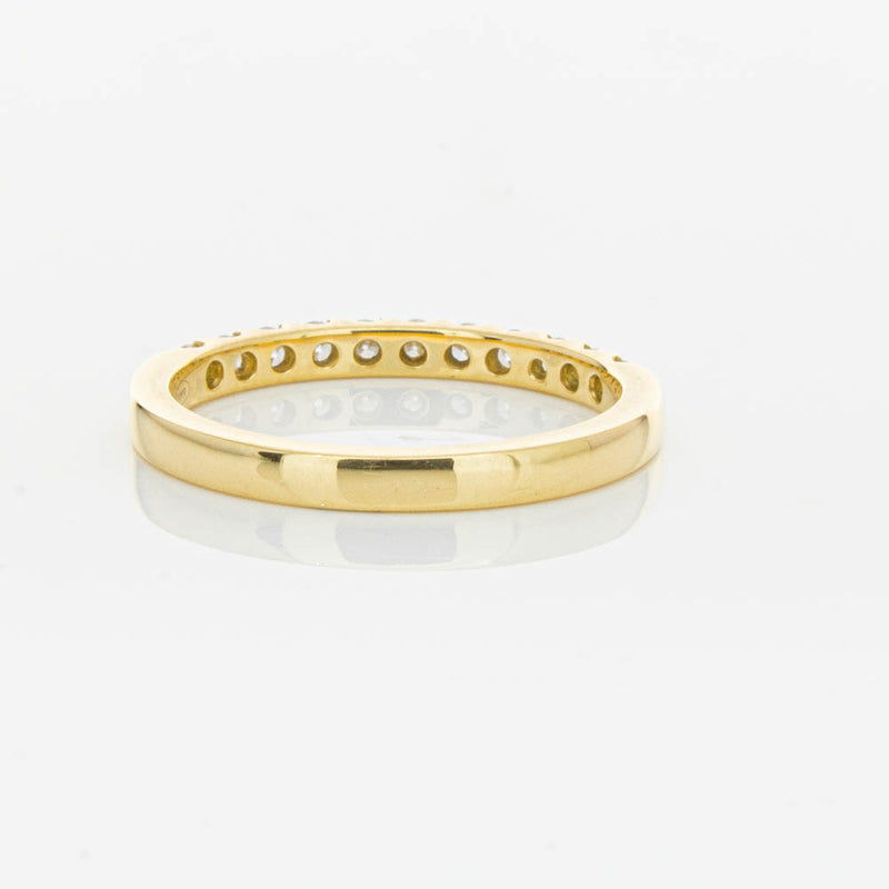 18ct Yellow Gold .33ct Diamond Bella Band-Ring-Walker & Hall