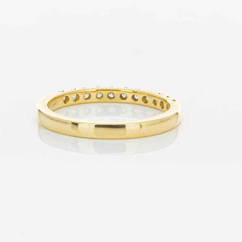 18ct Yellow Gold .33ct Diamond Bella Band - Ring - Walker & Hall