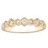 18ct Yellow Gold Diamond Deco Band-Ring-Walker & Hall