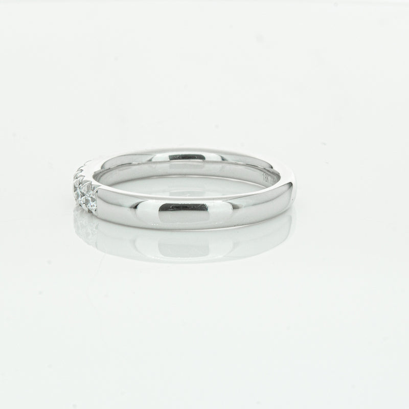18ct White Gold .50ct Diamond Meridien Band-Ring-Walker & Hall