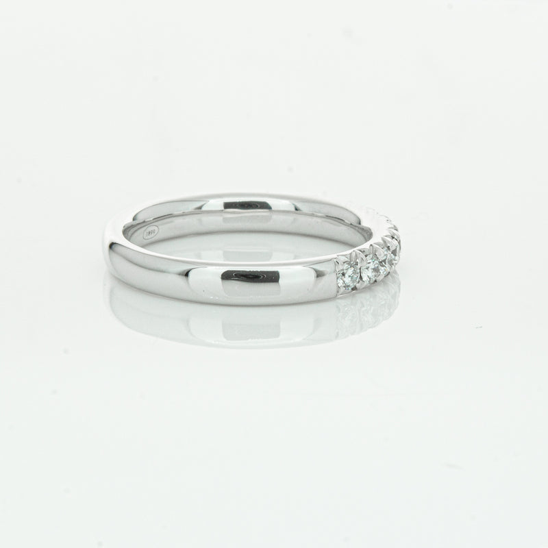 18ct White Gold .50ct Diamond Meridien Band-Ring-Walker & Hall