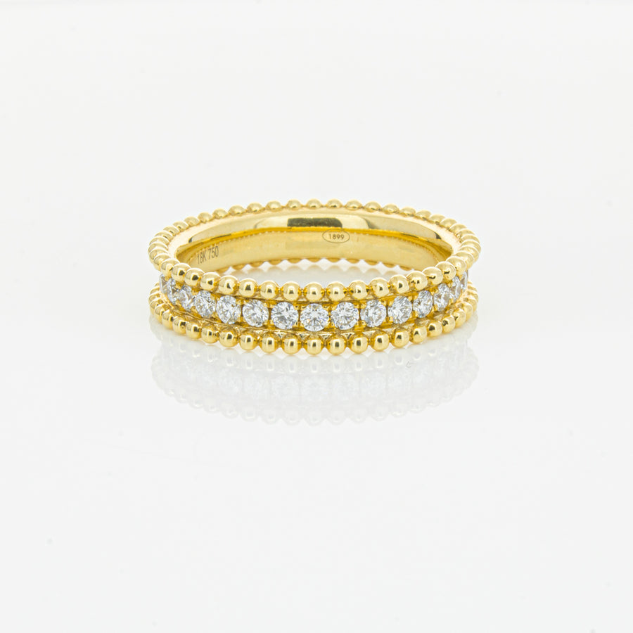 18ct Yellow Gold .53ct Diamond Ring-Ring-Walker & Hall