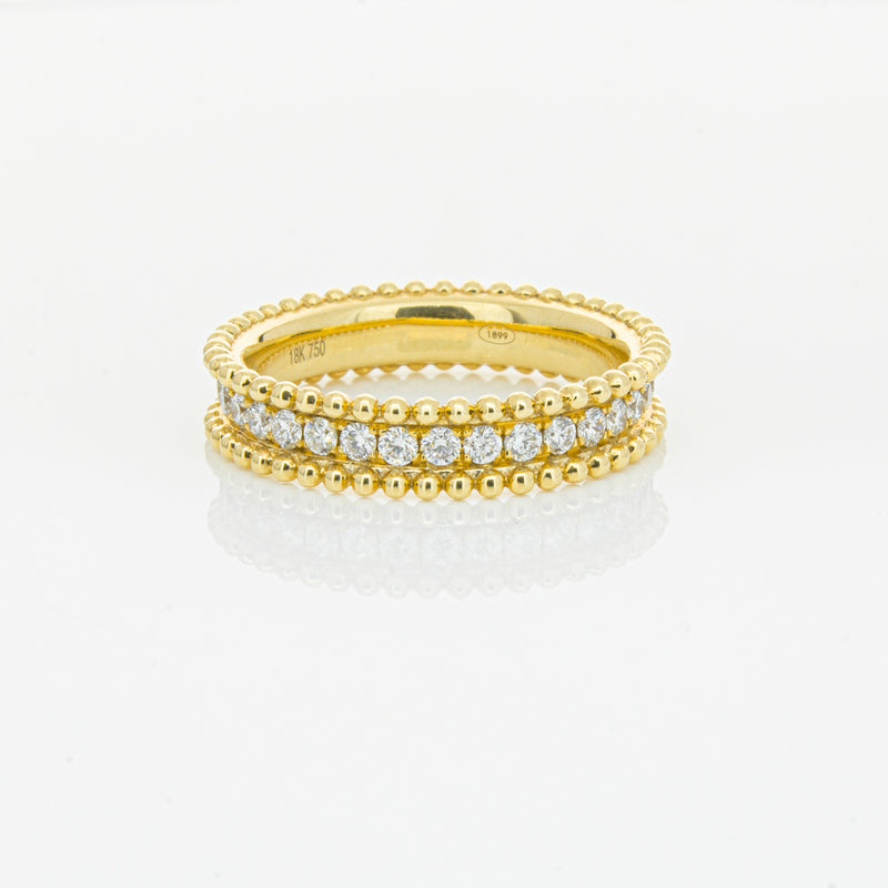 18ct Yellow Gold .53ct Diamond Ring-Ring-Walker & Hall