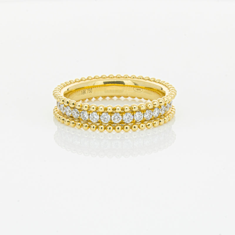 18ct Yellow Gold .53ct Diamond Ring-Ring-Walker & Hall