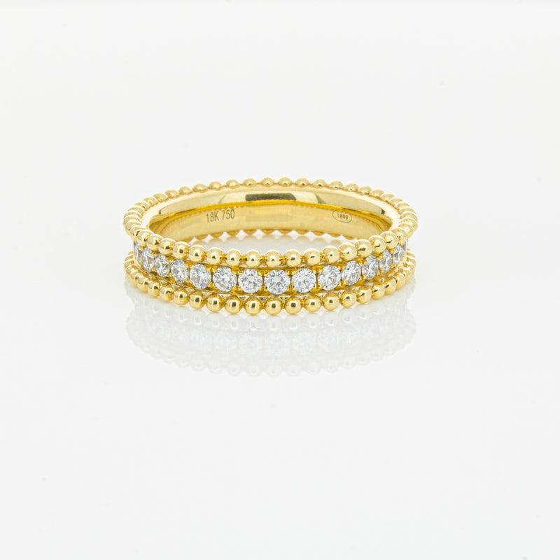 18ct Yellow Gold .53ct Diamond Ring-Ring-Walker & Hall
