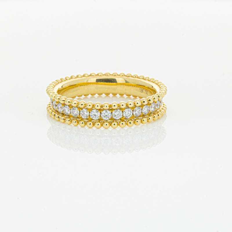 18ct Yellow Gold .53ct Diamond Ring-Ring-Walker & Hall