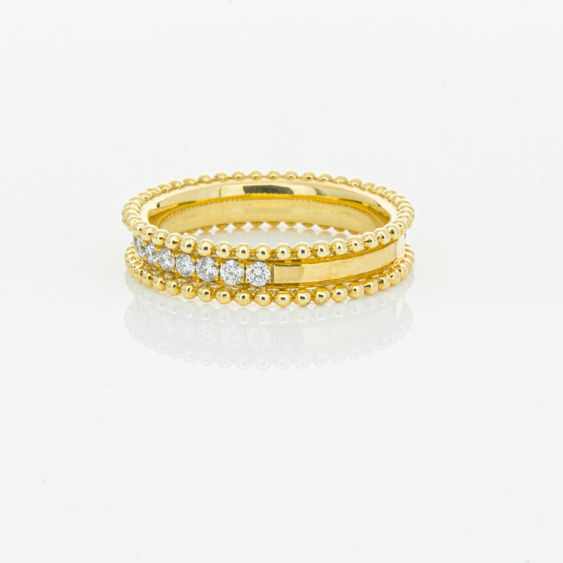 18ct Yellow Gold .53ct Diamond Ring-Ring-Walker & Hall