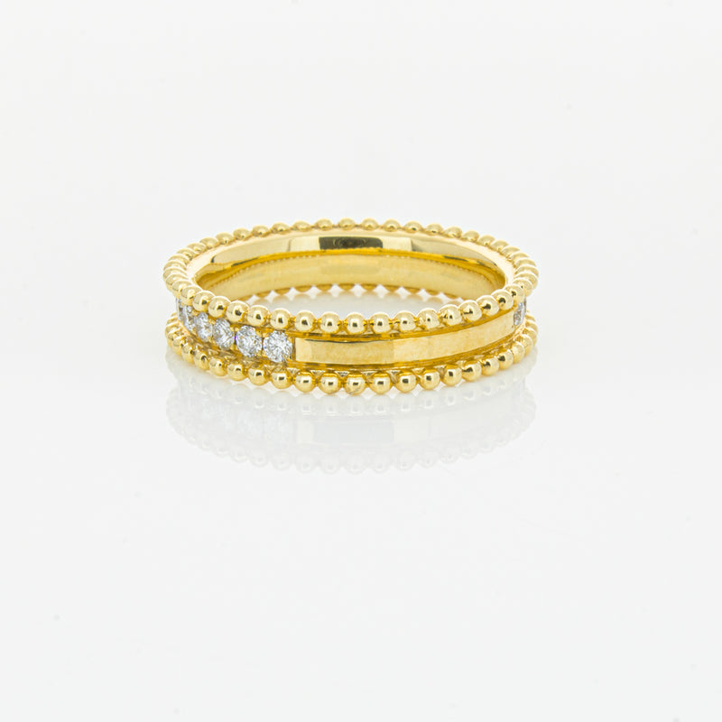 18ct Yellow Gold .53ct Diamond Ring-Ring-Walker & Hall