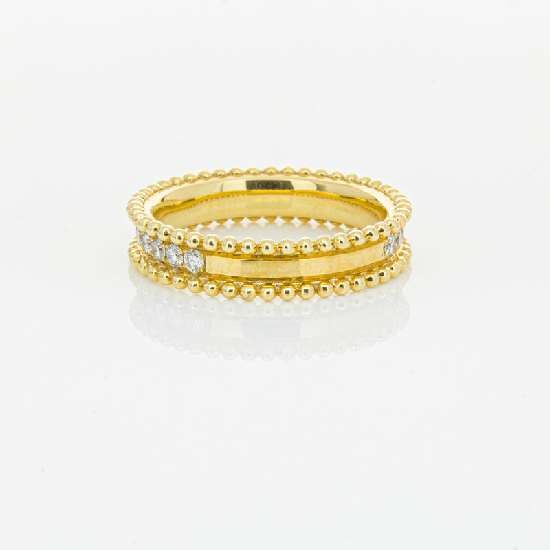 18ct Yellow Gold .53ct Diamond Ring-Ring-Walker & Hall