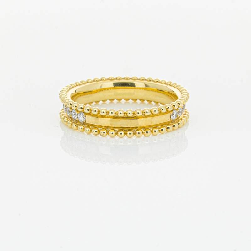 18ct Yellow Gold .53ct Diamond Ring-Ring-Walker & Hall