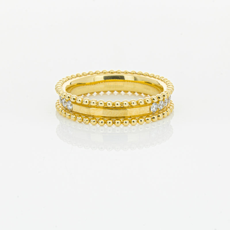 18ct Yellow Gold .53ct Diamond Ring-Ring-Walker & Hall