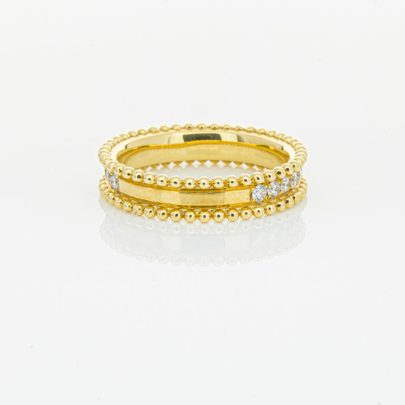 18ct Yellow Gold .53ct Diamond Ring-Ring-Walker & Hall