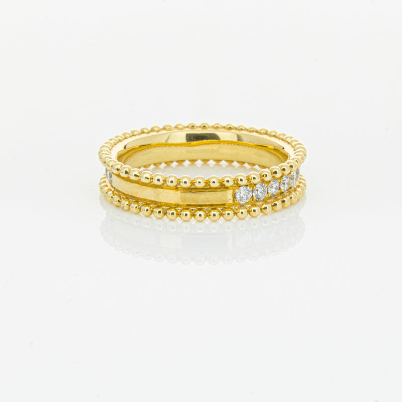 18ct Yellow Gold .53ct Diamond Ring-Ring-Walker & Hall