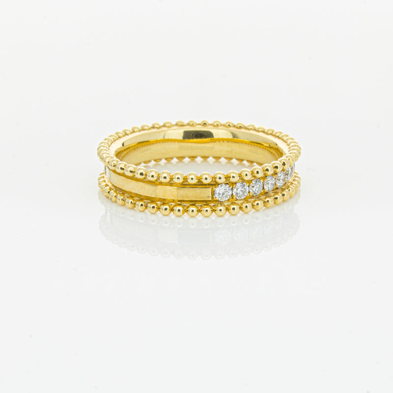 18ct Yellow Gold .53ct Diamond Ring-Ring-Walker & Hall