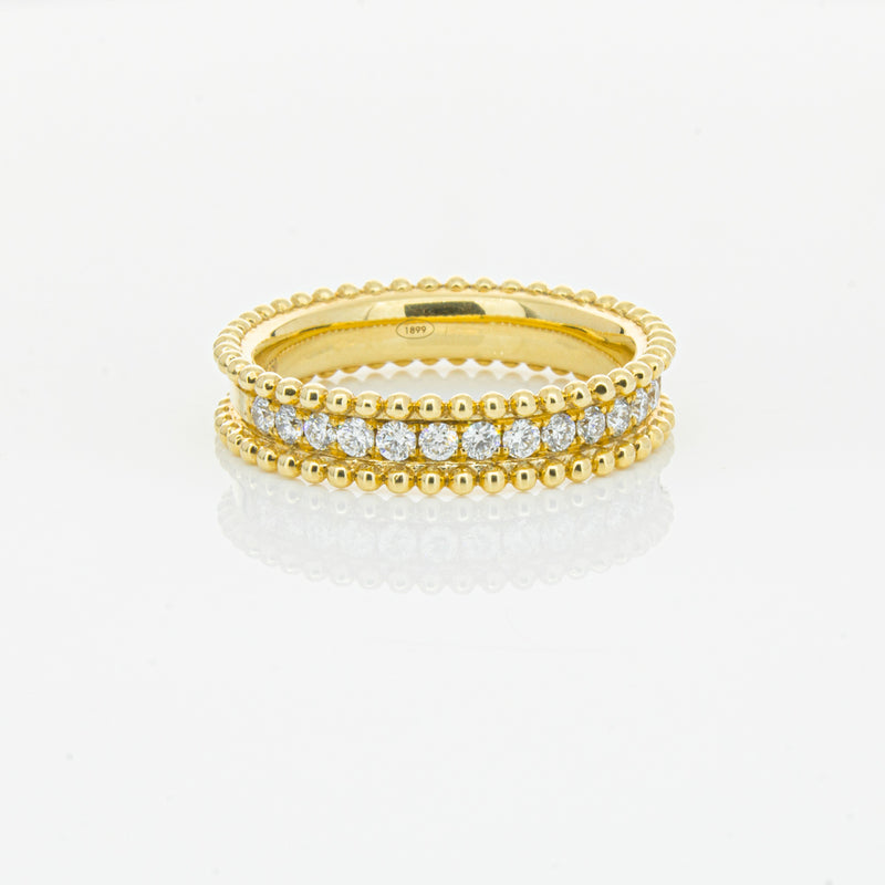 18ct Yellow Gold .53ct Diamond Ring-Ring-Walker & Hall