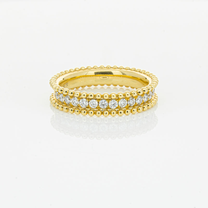 18ct Yellow Gold .53ct Diamond Ring-Ring-Walker & Hall