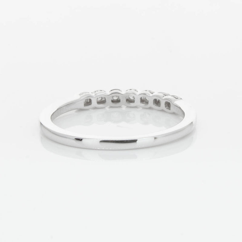 14ct White Gold Diamond Cushla Band-Ring-Walker & Hall