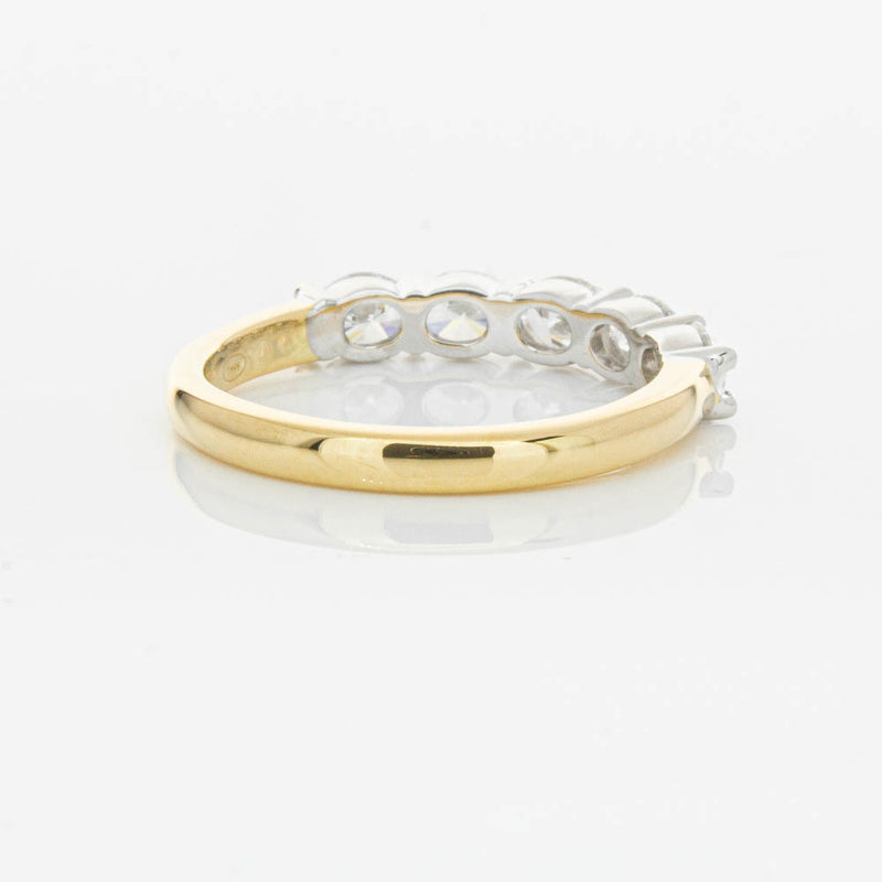 18ct Yellow Gold 1.01ct Oval Cut Diamond Panorama Ring-Ring-Walker & Hall