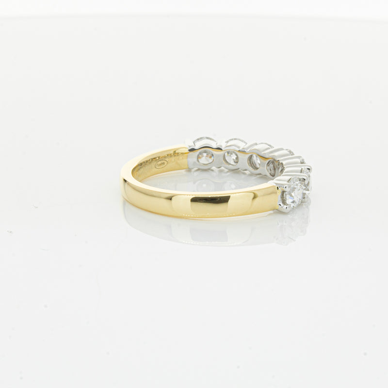18ct Yellow Gold 1.50ct Diamond Panorama Ring-Ring-Walker & Hall