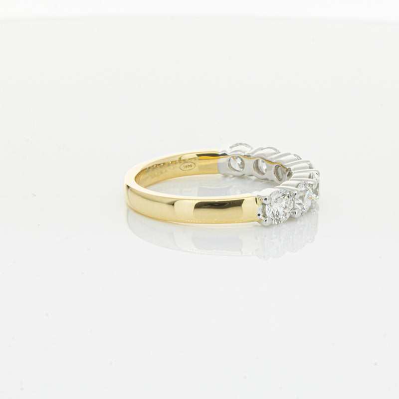 18ct Yellow Gold 1.50ct Diamond Panorama Ring-Ring-Walker & Hall