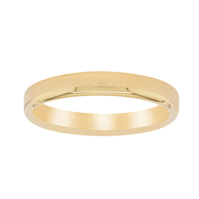 18ct Yellow Gold 3mm Band-Ring-Walker & Hall