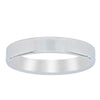 18ct White Gold 3mm Square Profile Band-Ring-Walker & Hall