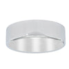 9ct White Gold 7mm Square Profile Band-Ring-Walker & Hall