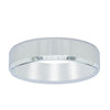 Cobalt Satin Finish Bevelled Edge 6mm Men's Ring-Ring-Walker & Hall