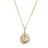18ct Yellow Gold 2.12ct Champagne Diamond Pendant-Necklace-Walker & Hall