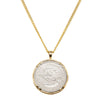 9ct Yellow Gold Pendant with Shilling Coin-Necklace-Walker & Hall