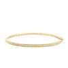 18ct Yellow Gold 1.90ct Diamond Bangle-Bracelet-Walker & Hall