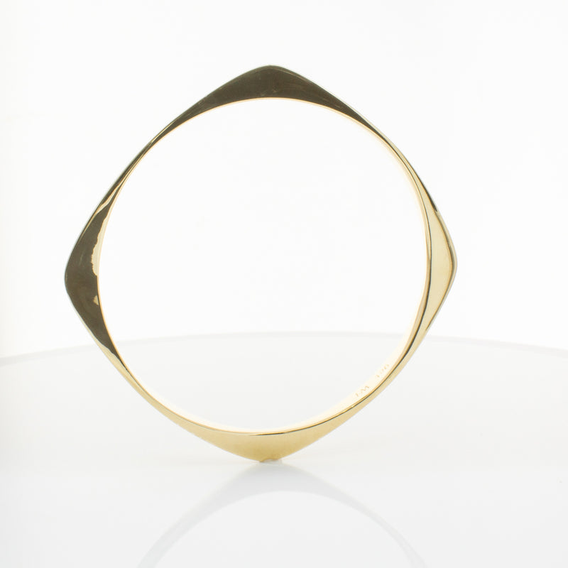9ct Yellow Gold Eos Bangle-Bracelet-Walker & Hall