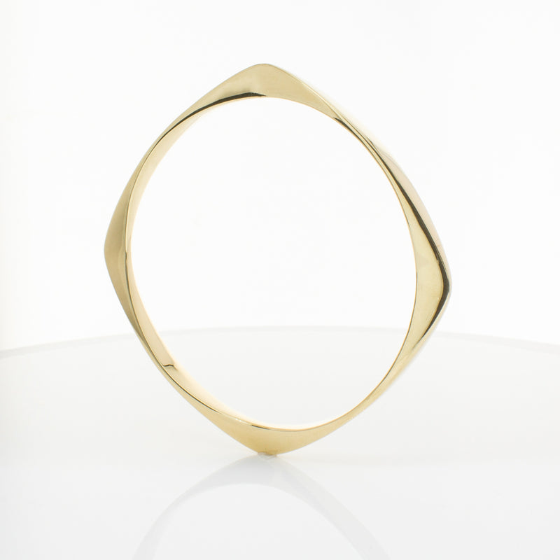 9ct Yellow Gold Eos Bangle-Bracelet-Walker & Hall
