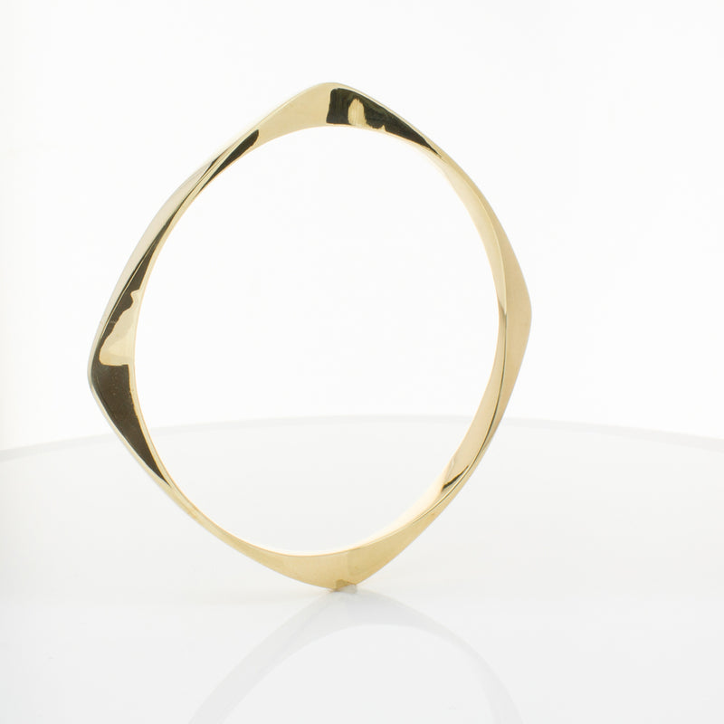 9ct Yellow Gold Eos Bangle-Bracelet-Walker & Hall