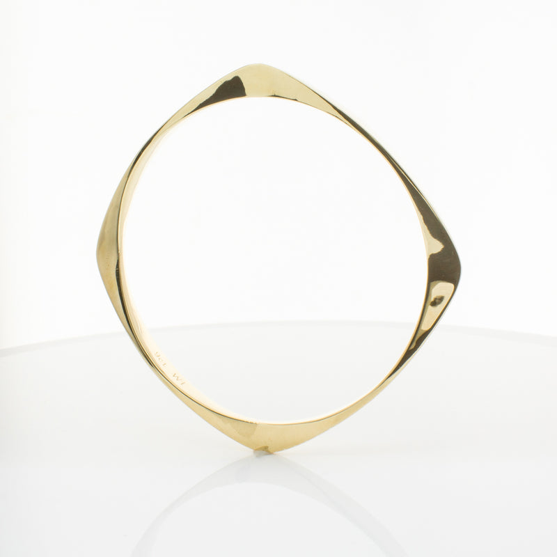 9ct Yellow Gold Eos Bangle-Bracelet-Walker & Hall