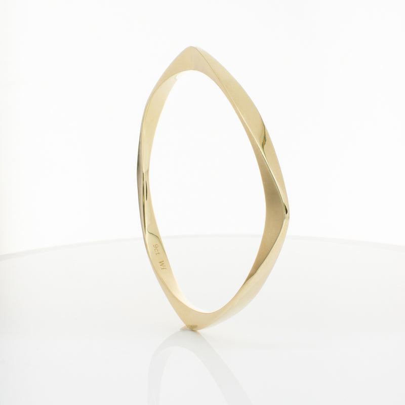 9ct Yellow Gold Eos Bangle-Bracelet-Walker & Hall