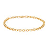 9ct Yellow Gold Round Belcher Bracelet-Bracelet-Walker & Hall
