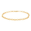 9ct Yellow Gold Oval Belcher Bracelet-Bracelet-Walker & Hall