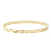 9ct Yellow Gold Reflections Bangle-Bracelet-Walker & Hall