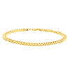 9ct Yellow Gold Double Curb Bracelet-Bracelet-Walker & Hall