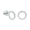 9ct White Gold Diamond Forevermore Stud Earrings-Earrings-Walker & Hall