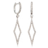18ct White Gold .57ct Diamond Earrings-Earrings-Walker & Hall