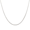 18ct White Gold 1mm Wheat Chain-Necklace-Walker & Hall